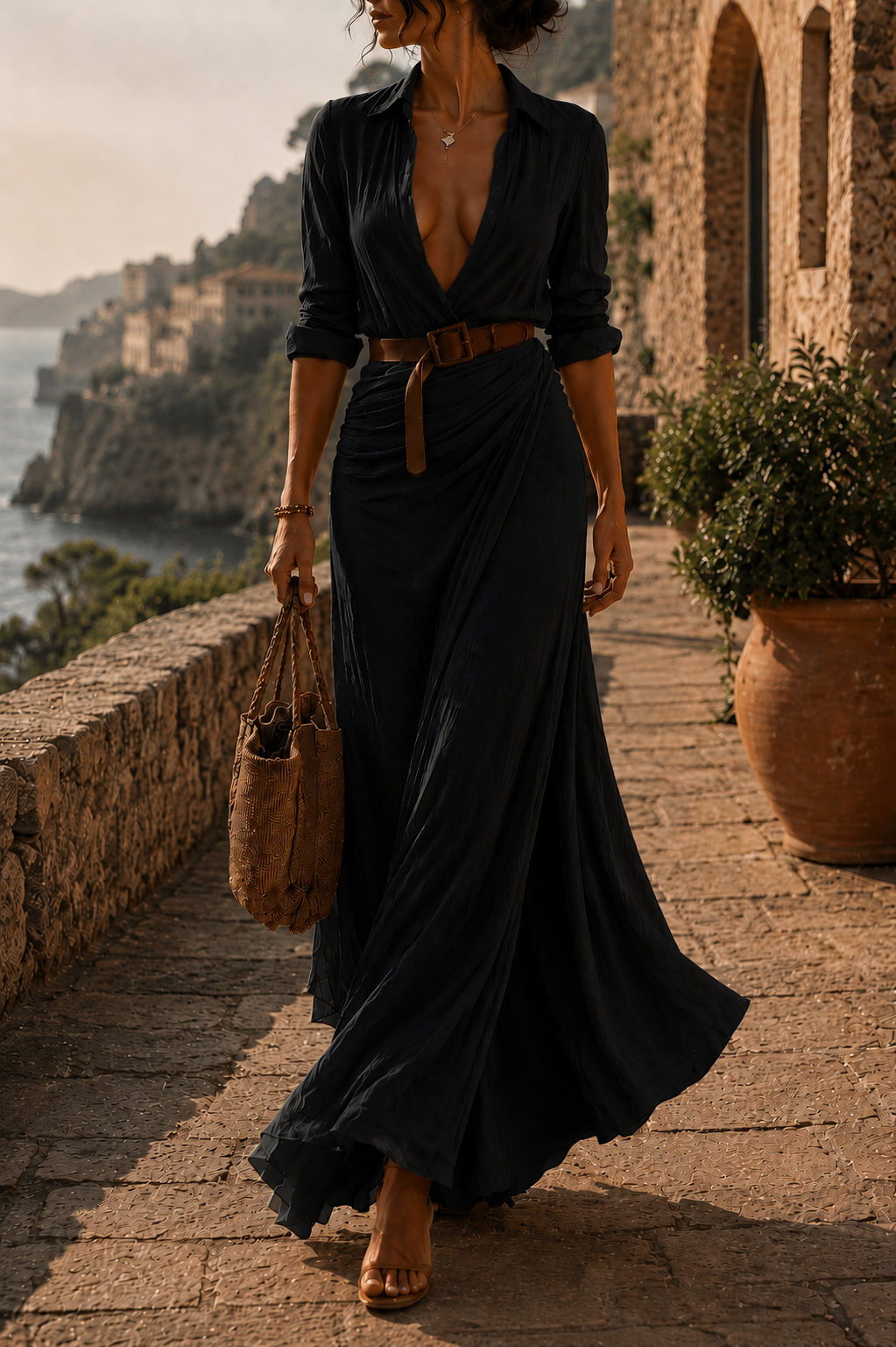 Robe Drapée Harmonie