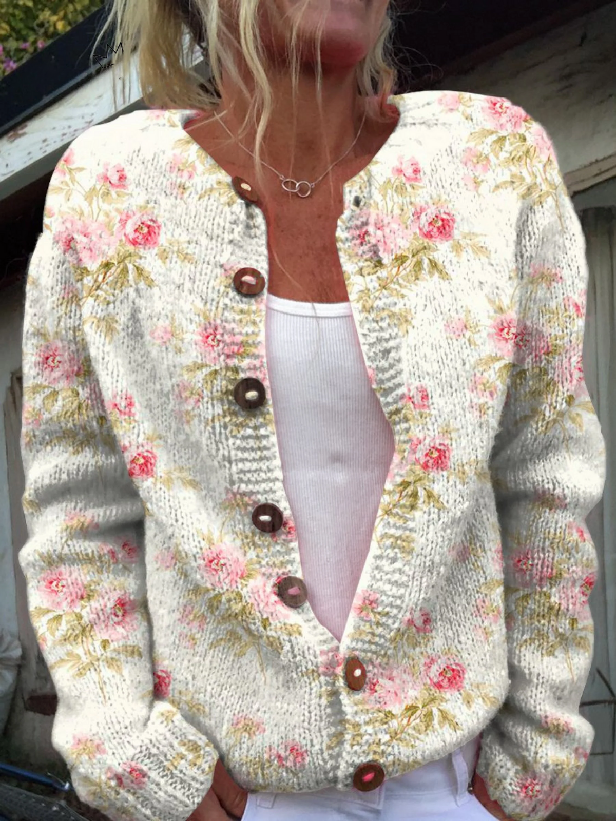Cardigan Fleuri Gérone