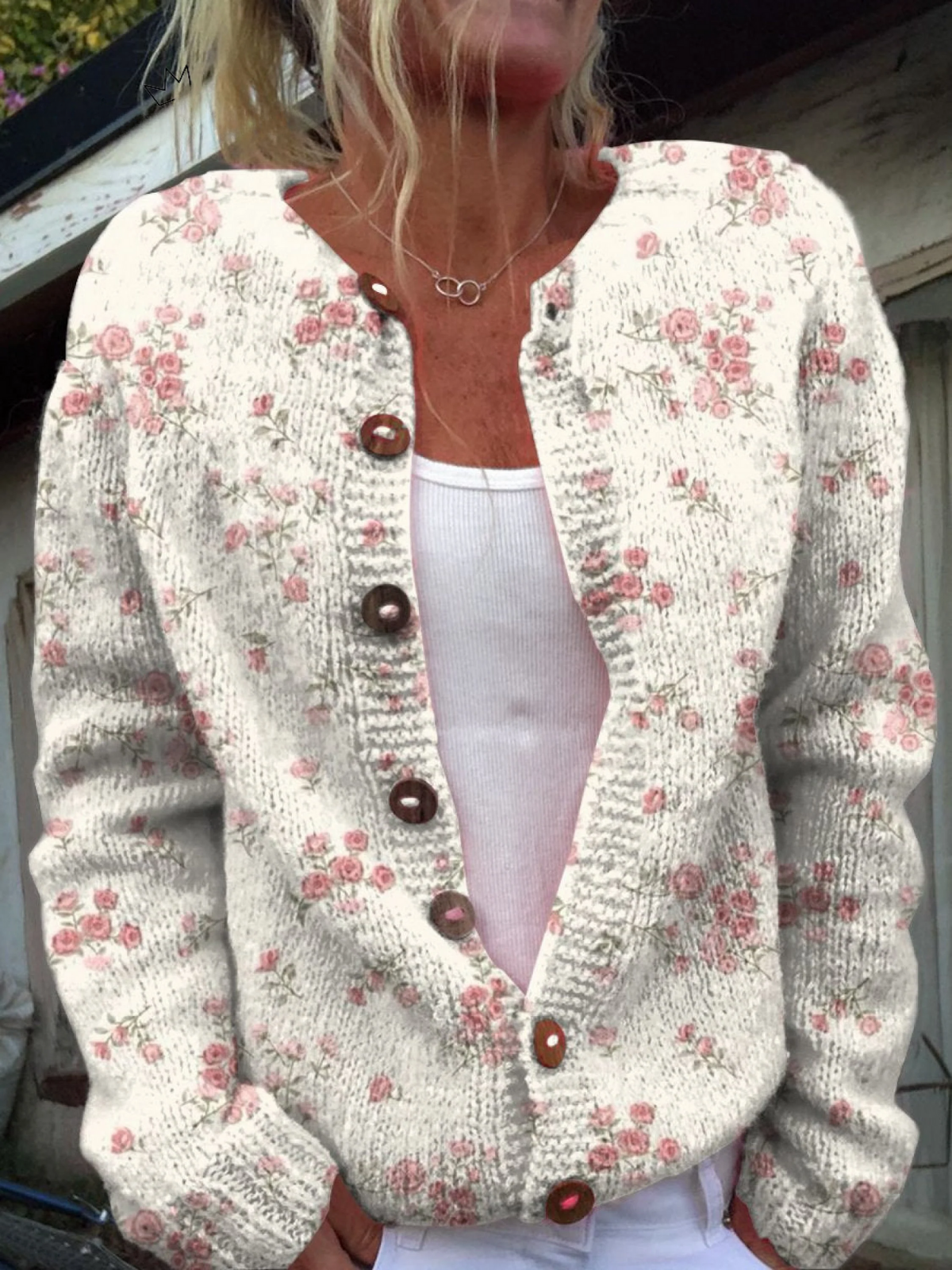 Cardigan Fleuri Pivoine