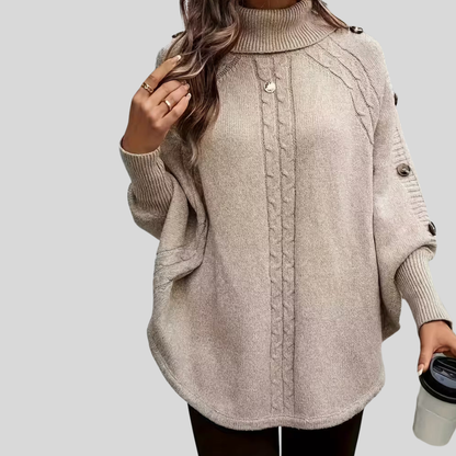 Pull Torsadé Abricot