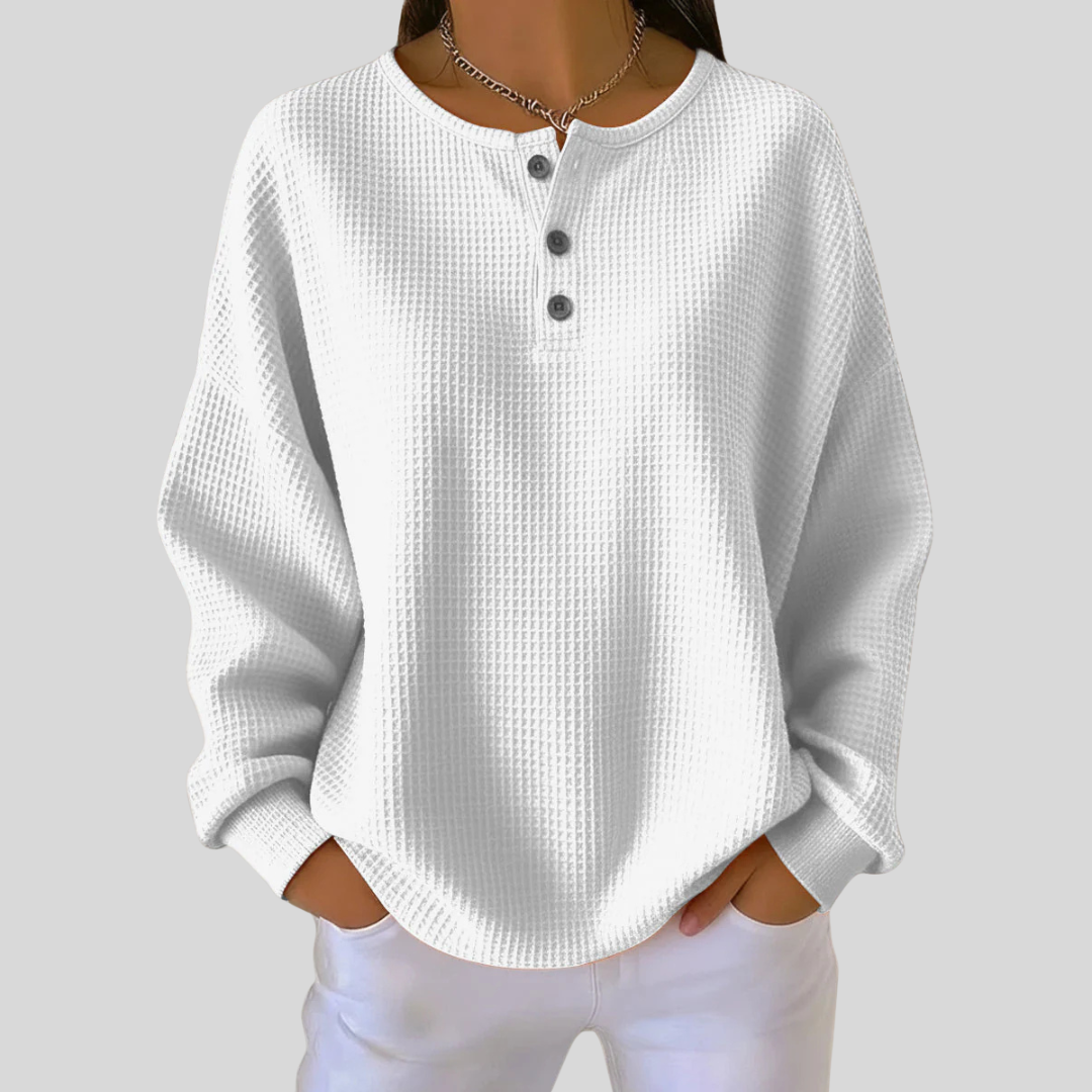 Sweat Henley Corail