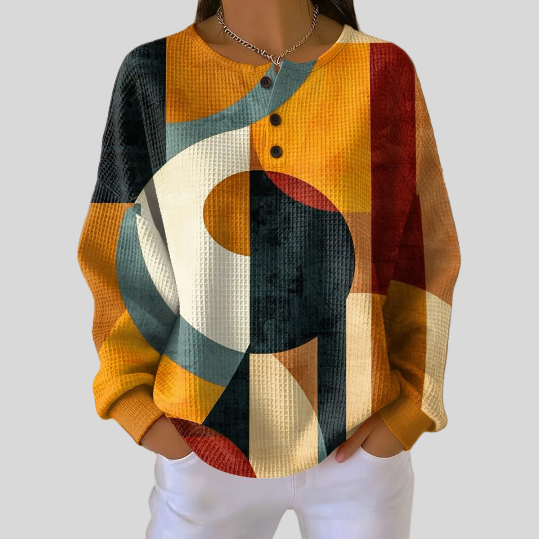 Sweat Géométrique Mosaïque