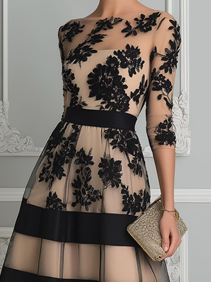 Robe Dentelée Ombre