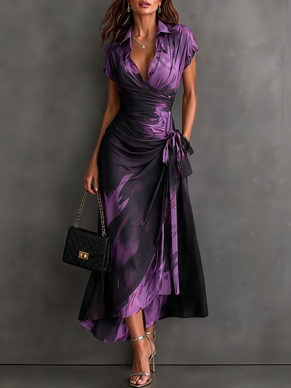 Robe Croisée Flamme