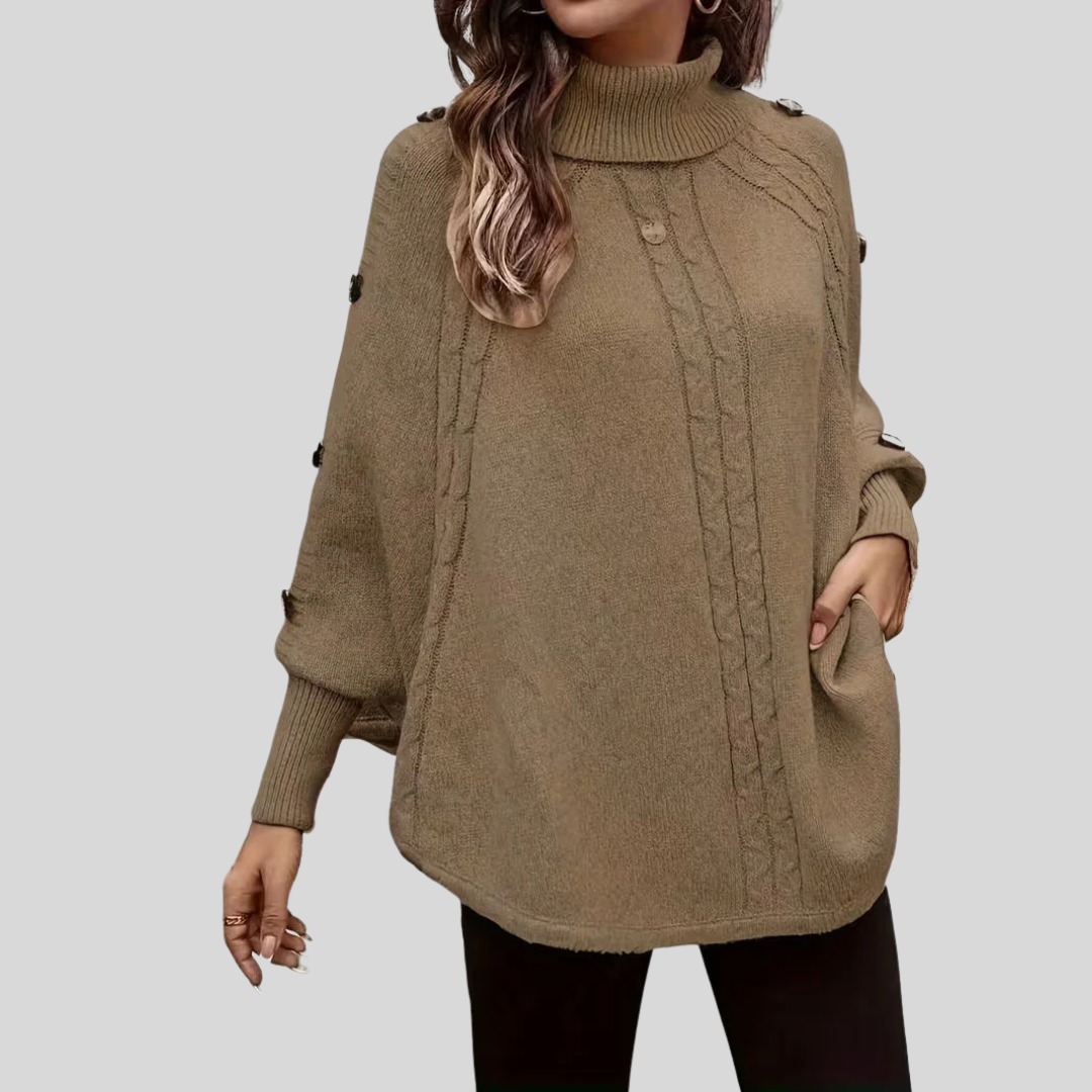 Pull Torsadé Abricot