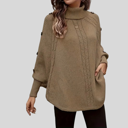 Pull Torsadé Abricot