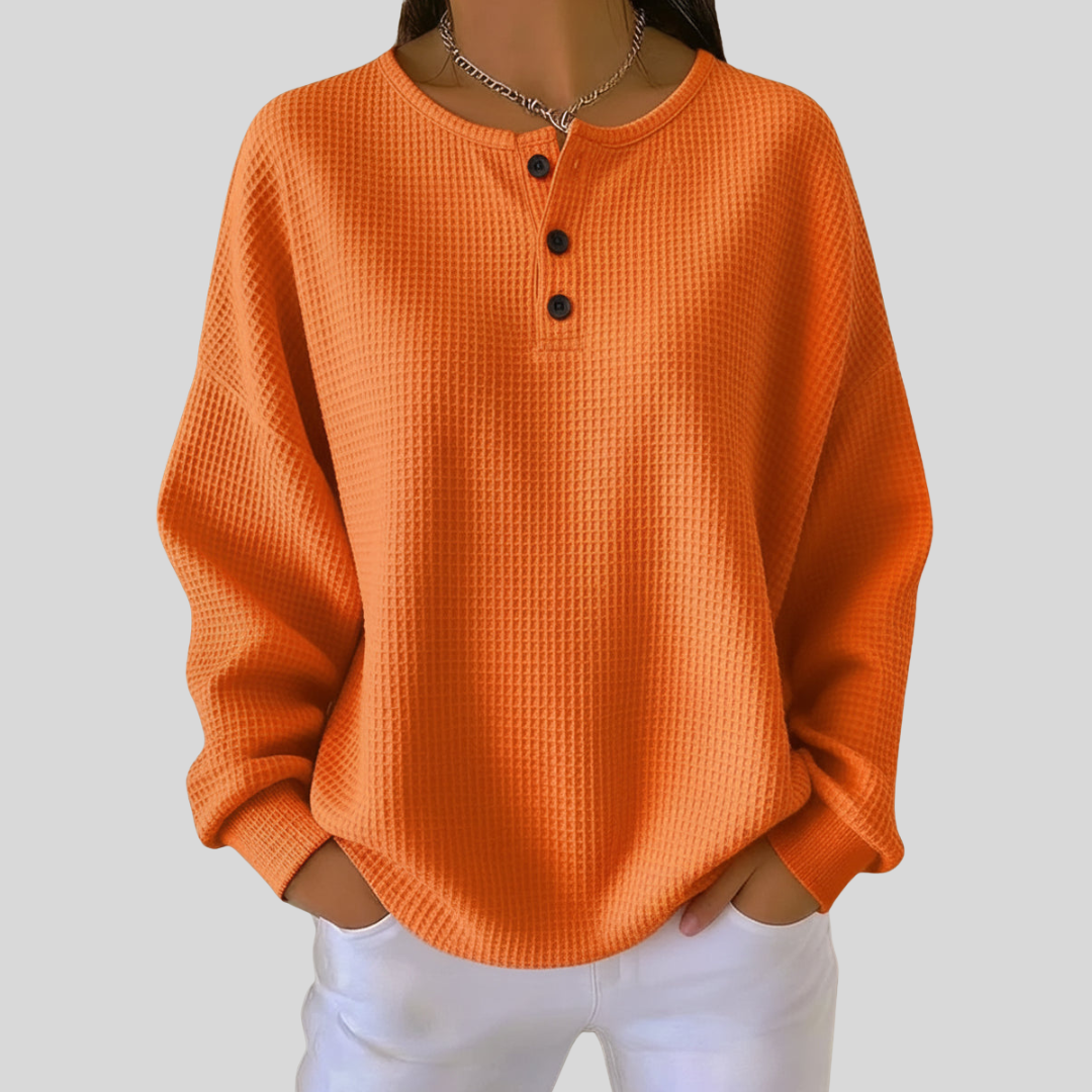 Sweat Henley Corail