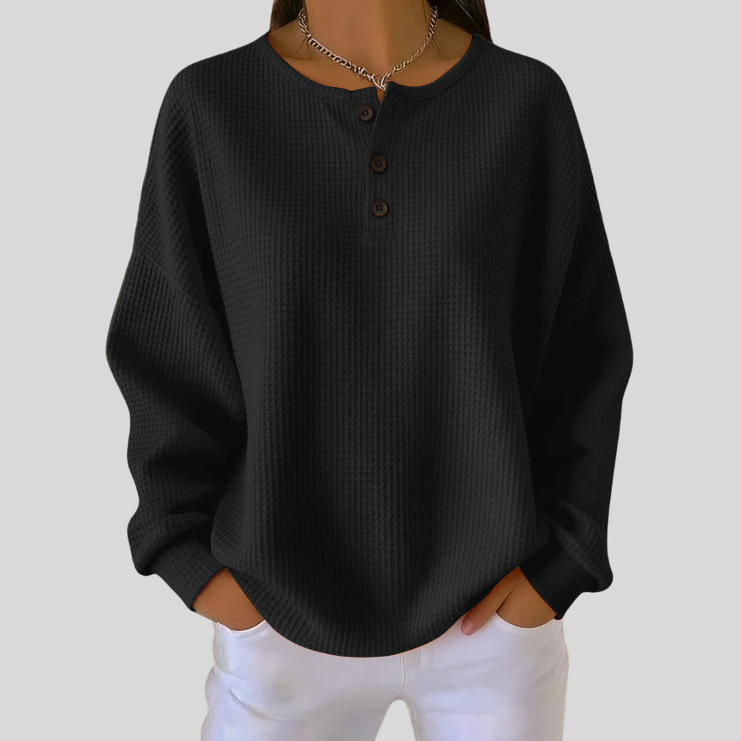 Sweat Henley Corail