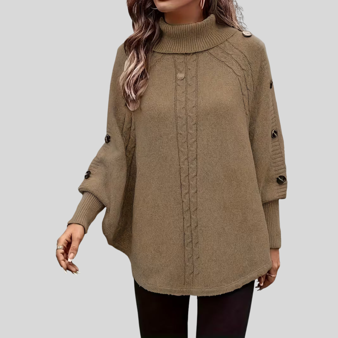 Pull Torsadé Abricot