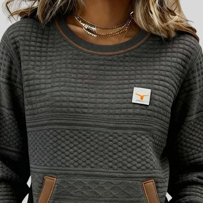 Sweat Col Rond Anthracite
