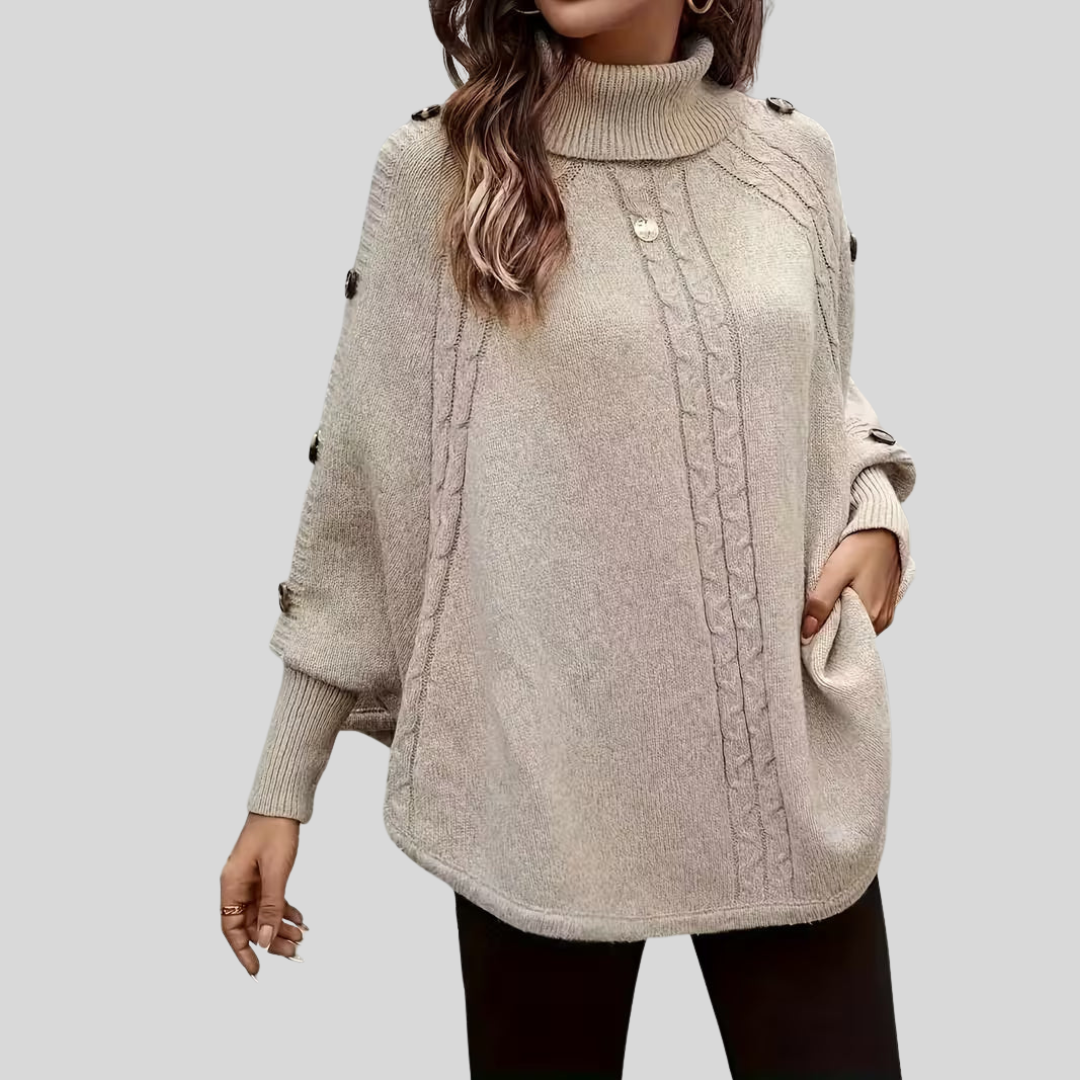 Pull Torsadé Abricot