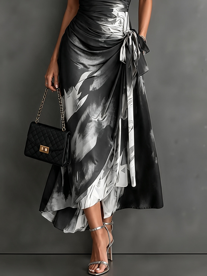 Robe Croisée Flamme