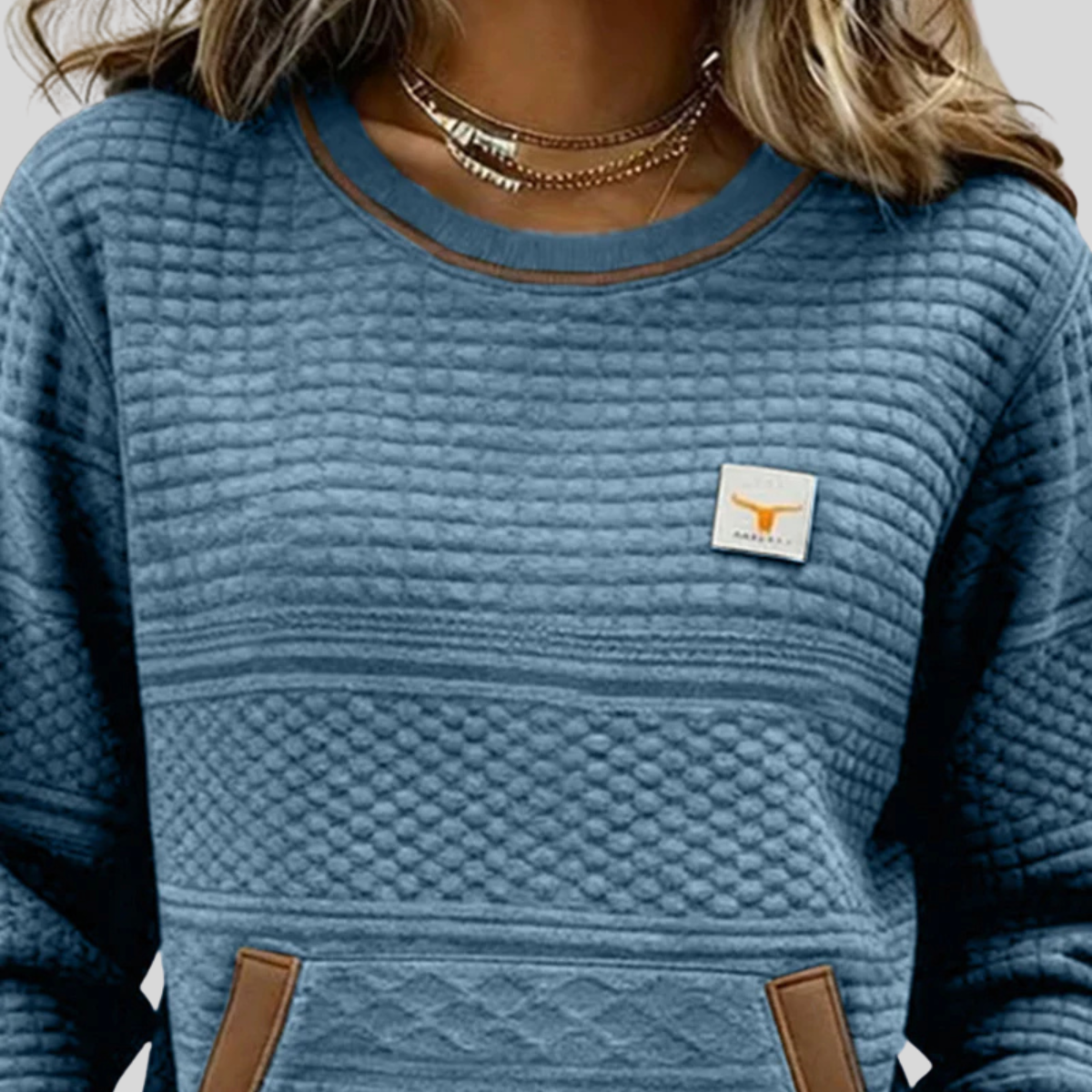 Sweat Col Rond Anthracite