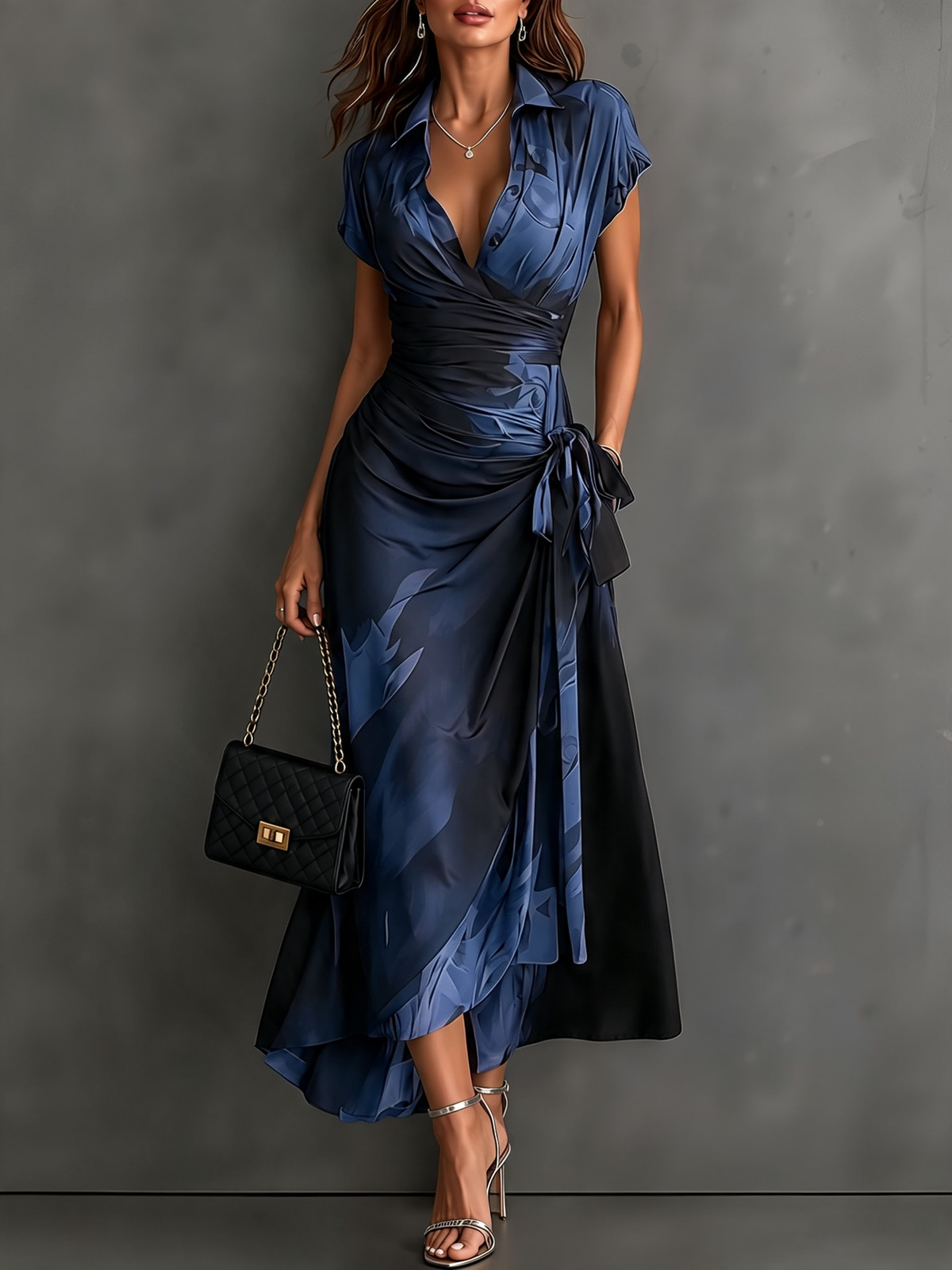Robe Croisée Flamme