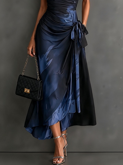 Robe Croisée Flamme