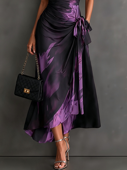Robe Croisée Flamme