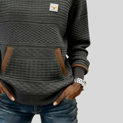 Sweat Col Rond Anthracite