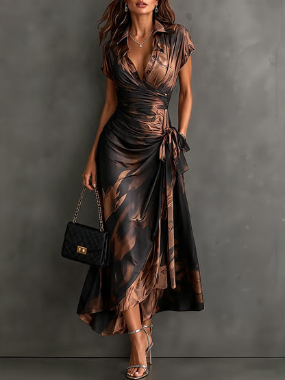 Robe Croisée Flamme