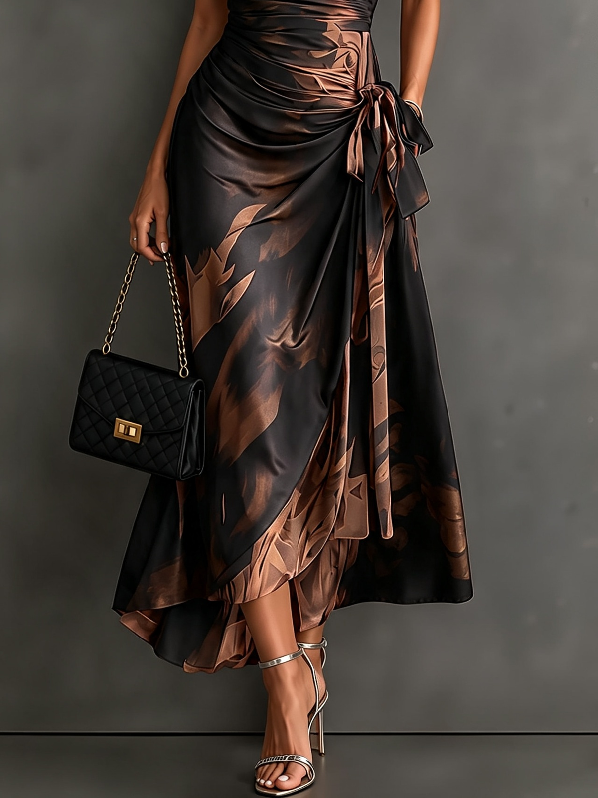 Robe Croisée Flamme