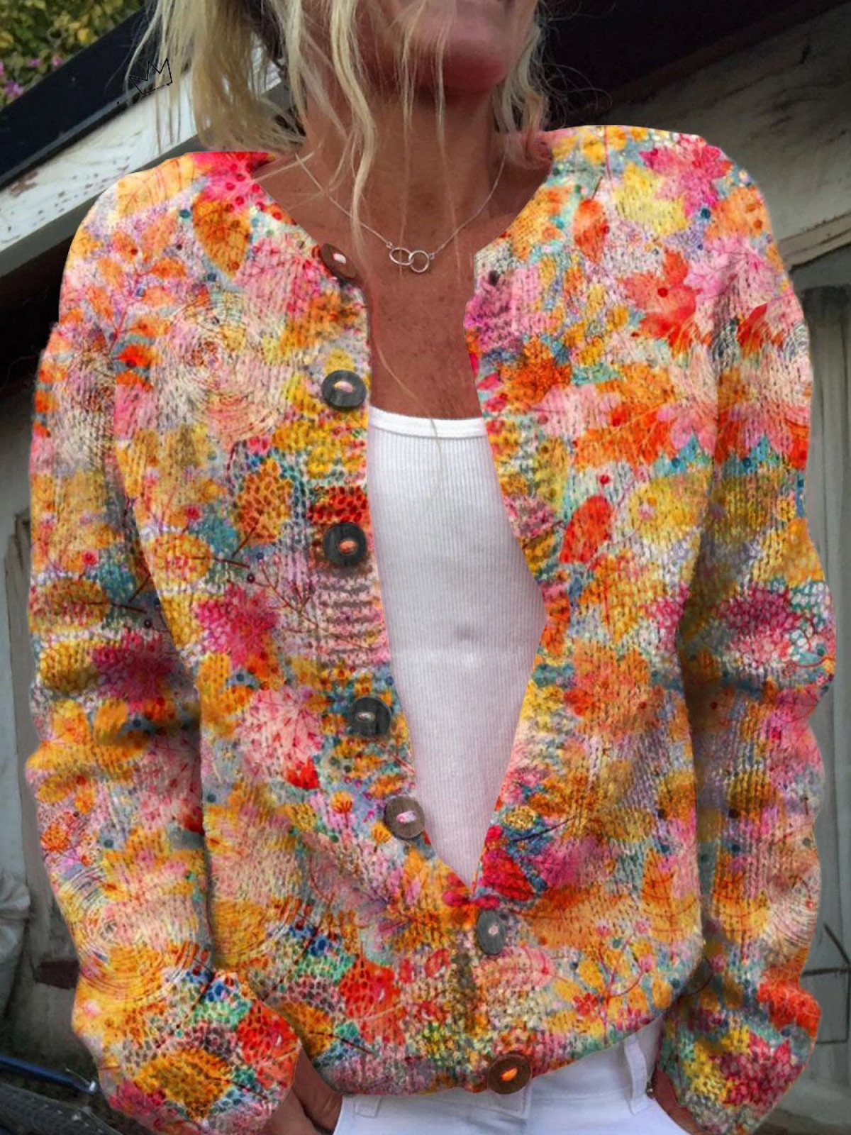 Cardigan Côtelé Dragée
