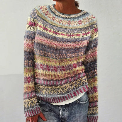 Pull Maille Rayures Pastel