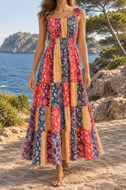 Robe Multicolore Kaléidoscope