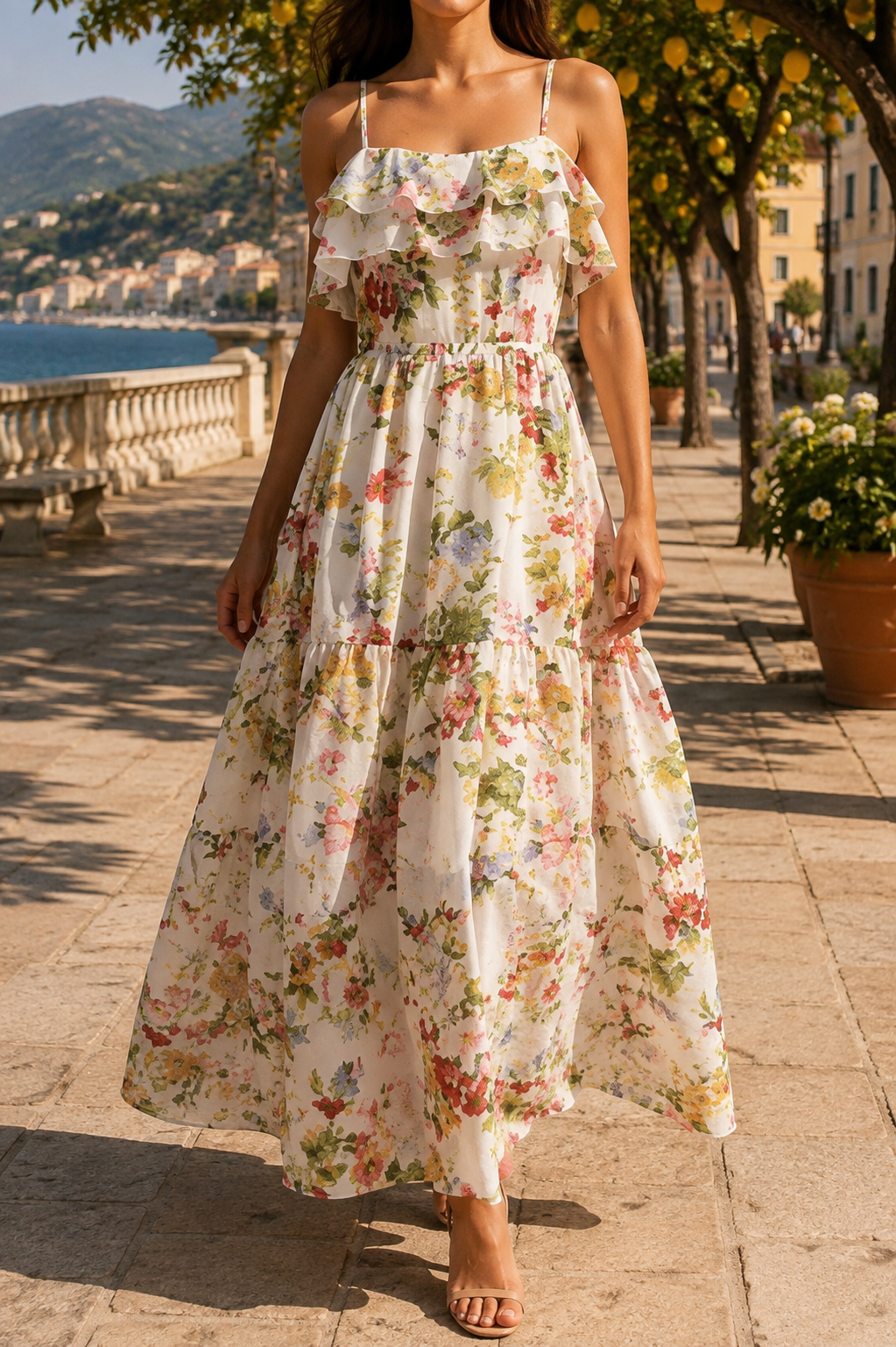 Robe Vaporeuse Pivoine