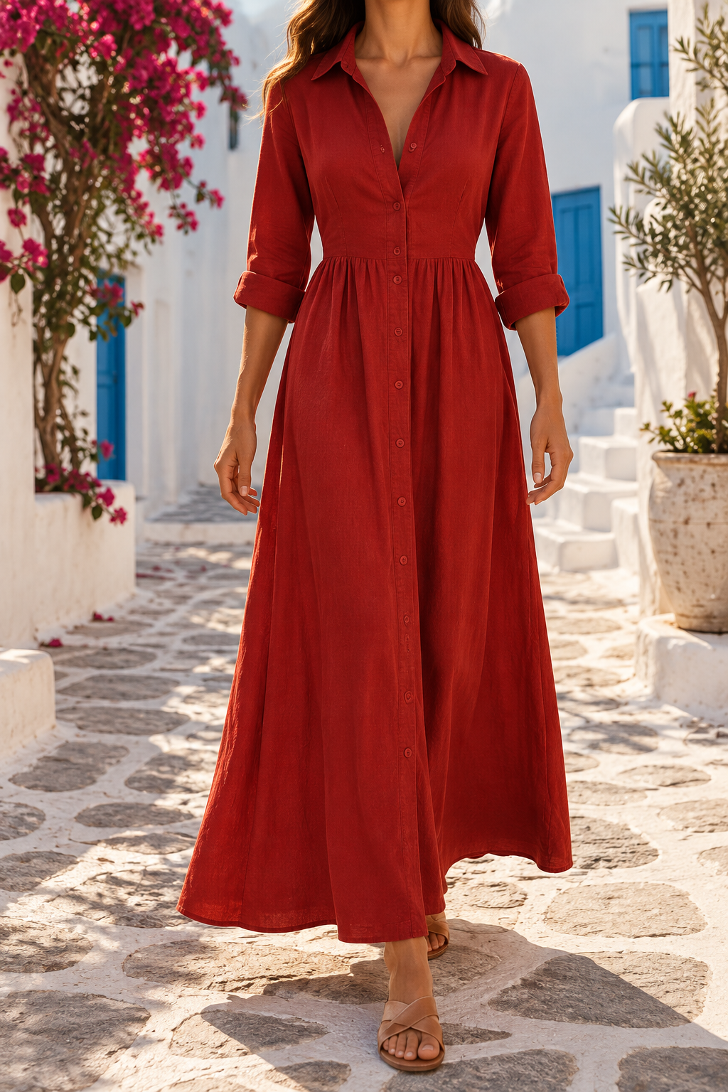 Robe Boutonnée Méridienne