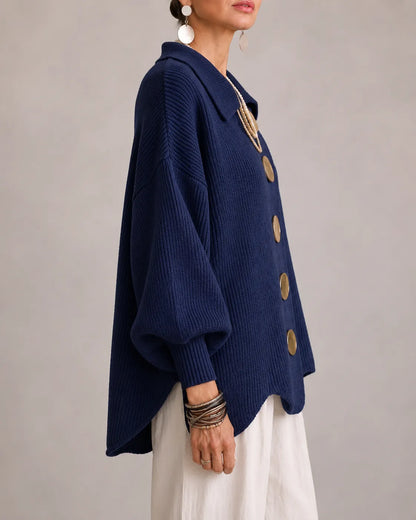 Cardigan Boutonné Océan
