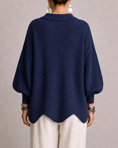 Cardigan Boutonné Océan
