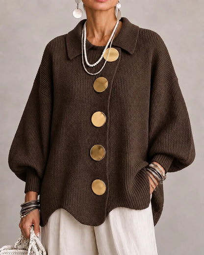Cardigan Boutonné Océan