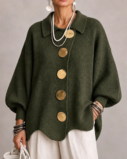 Cardigan Boutonné Océan