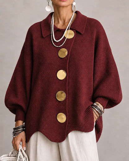 Cardigan Boutonné Océan