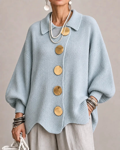 Cardigan Boutonné Océan