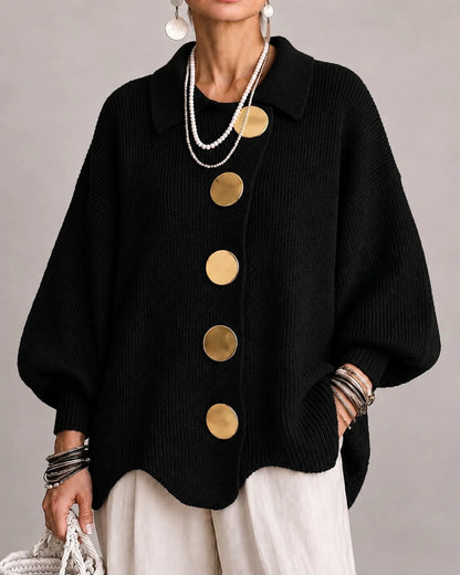 Cardigan Boutonné Océan