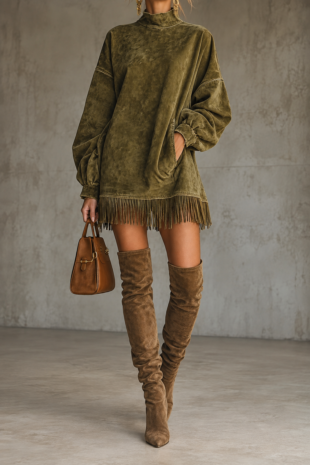 Robe Suédée Ombrie