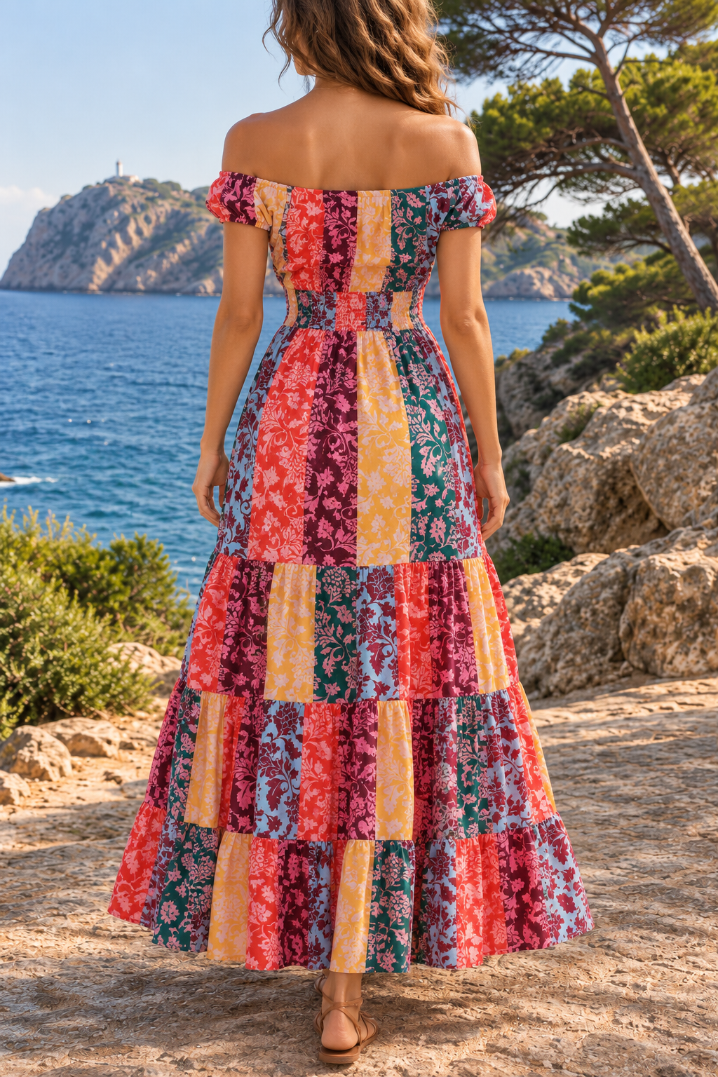 Robe Multicolore Kaléidoscope