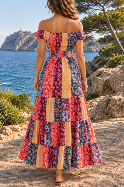 Robe Multicolore Kaléidoscope