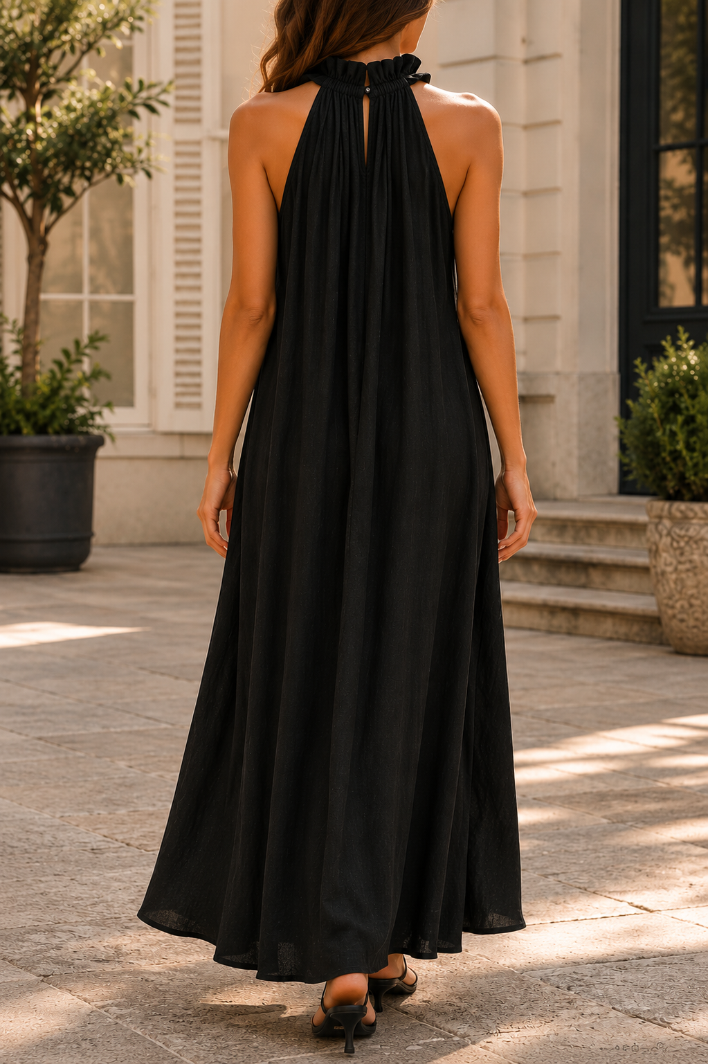 Robe Festonnée Minuit