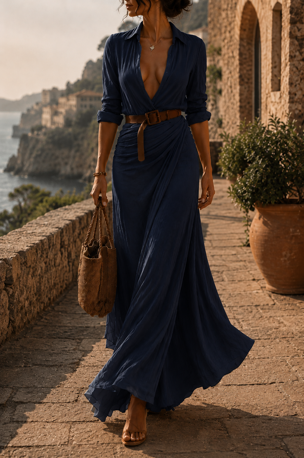Robe Drapée Harmonie