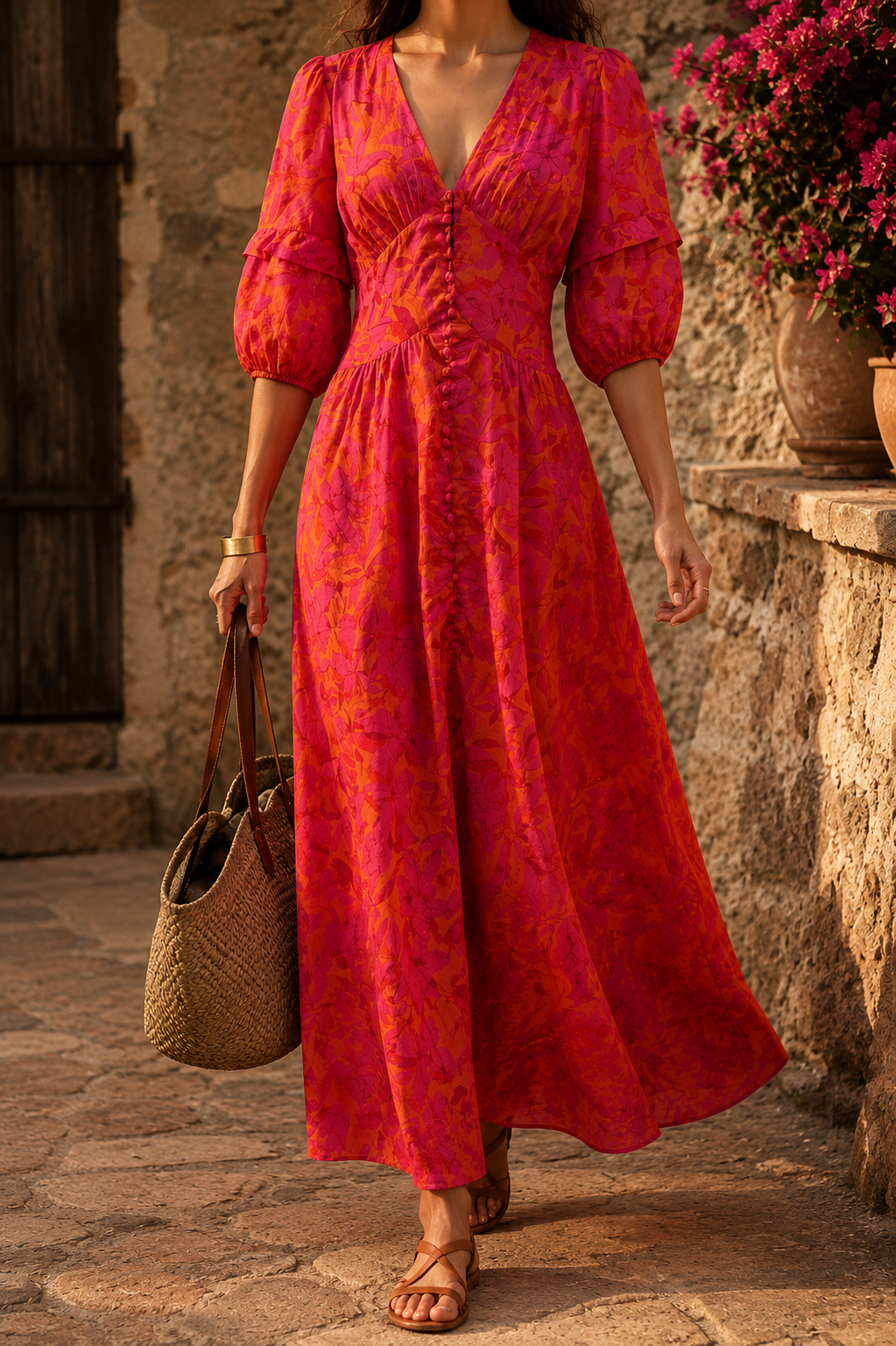 Robe Dégradée Coucher de Soleil