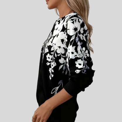 Sweat Fleuri Éclipse