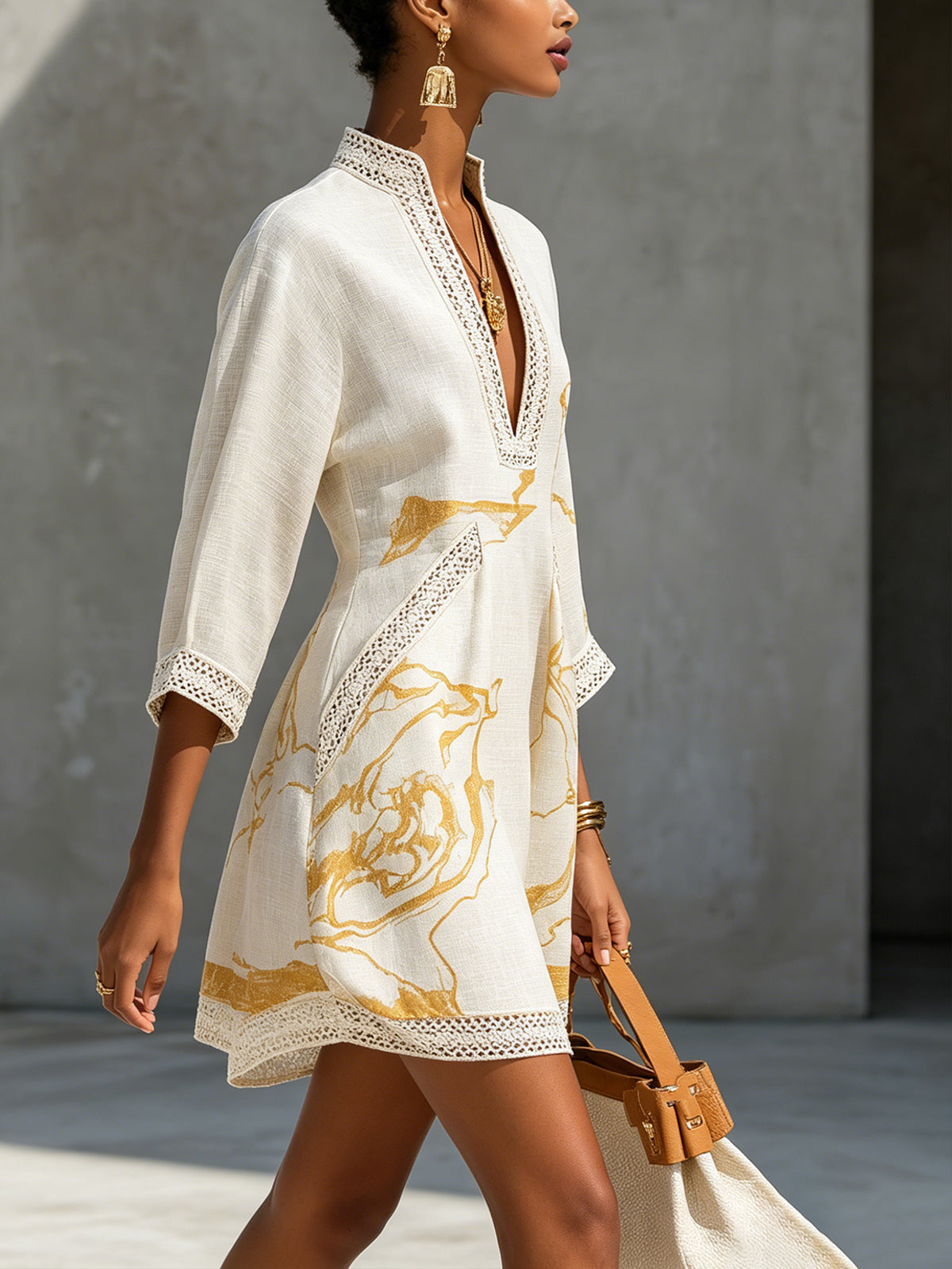Robe Dentelée Aurore