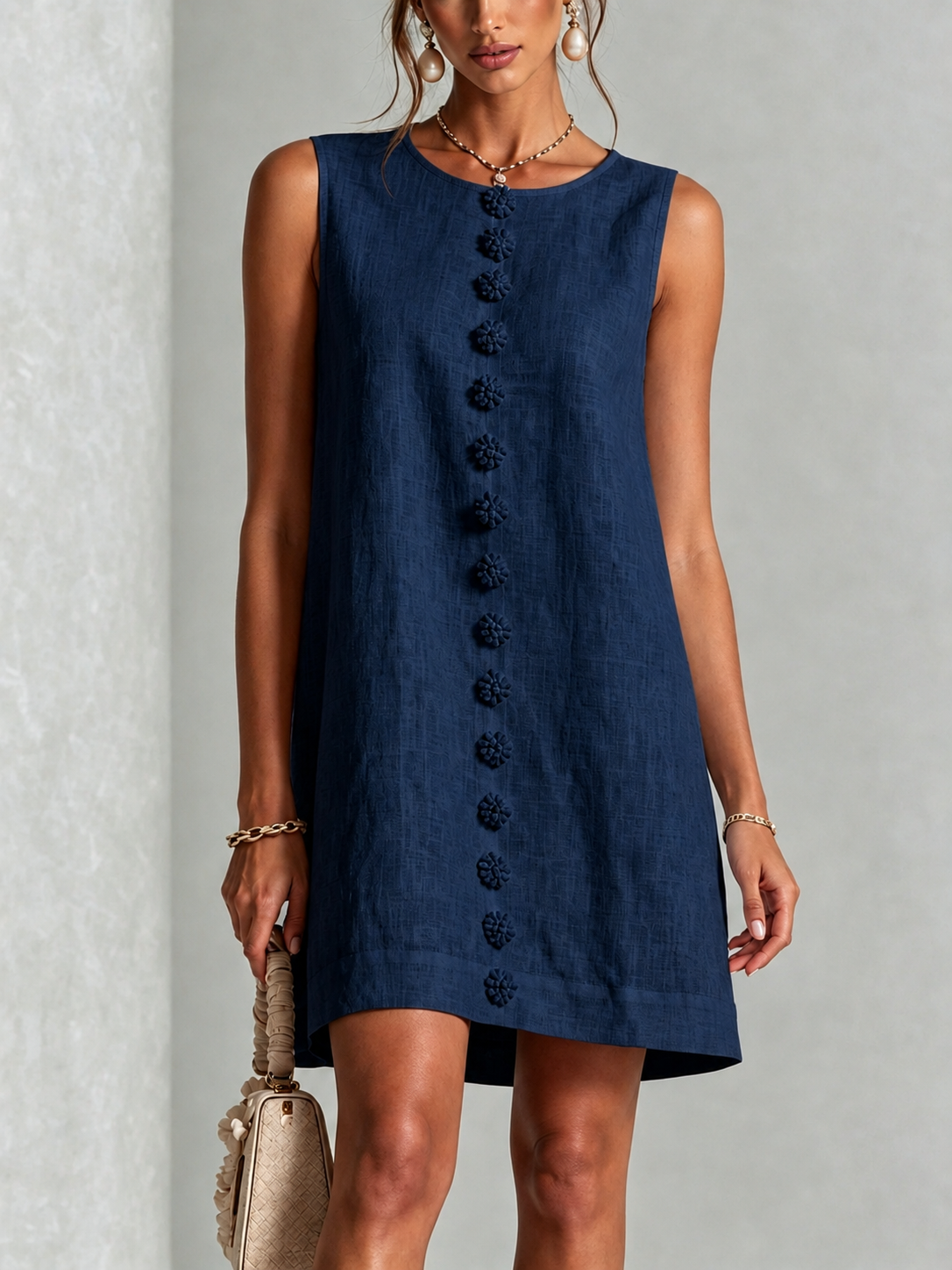 Robe Boutonnée Neptune