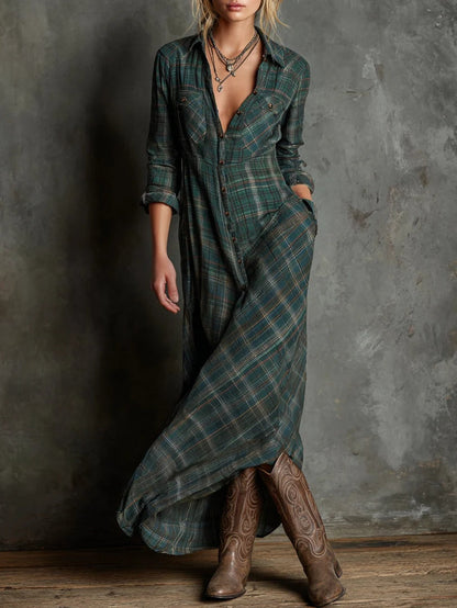 Robe à Carreaux Prairie