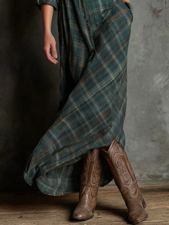 Robe à Carreaux Prairie