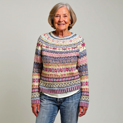 Pull Maille Rayures Pastel