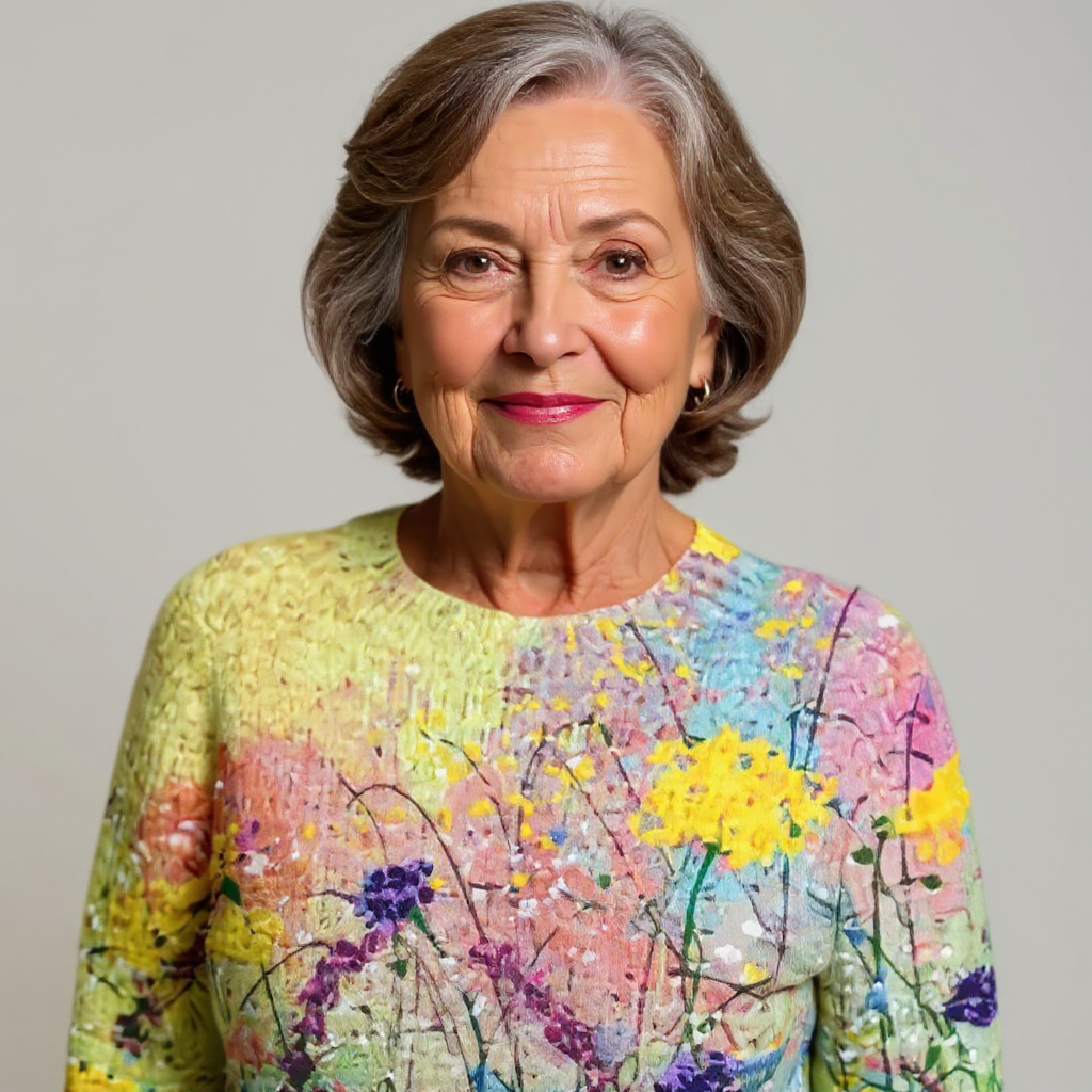 Pull Maille Prairie Fleurie