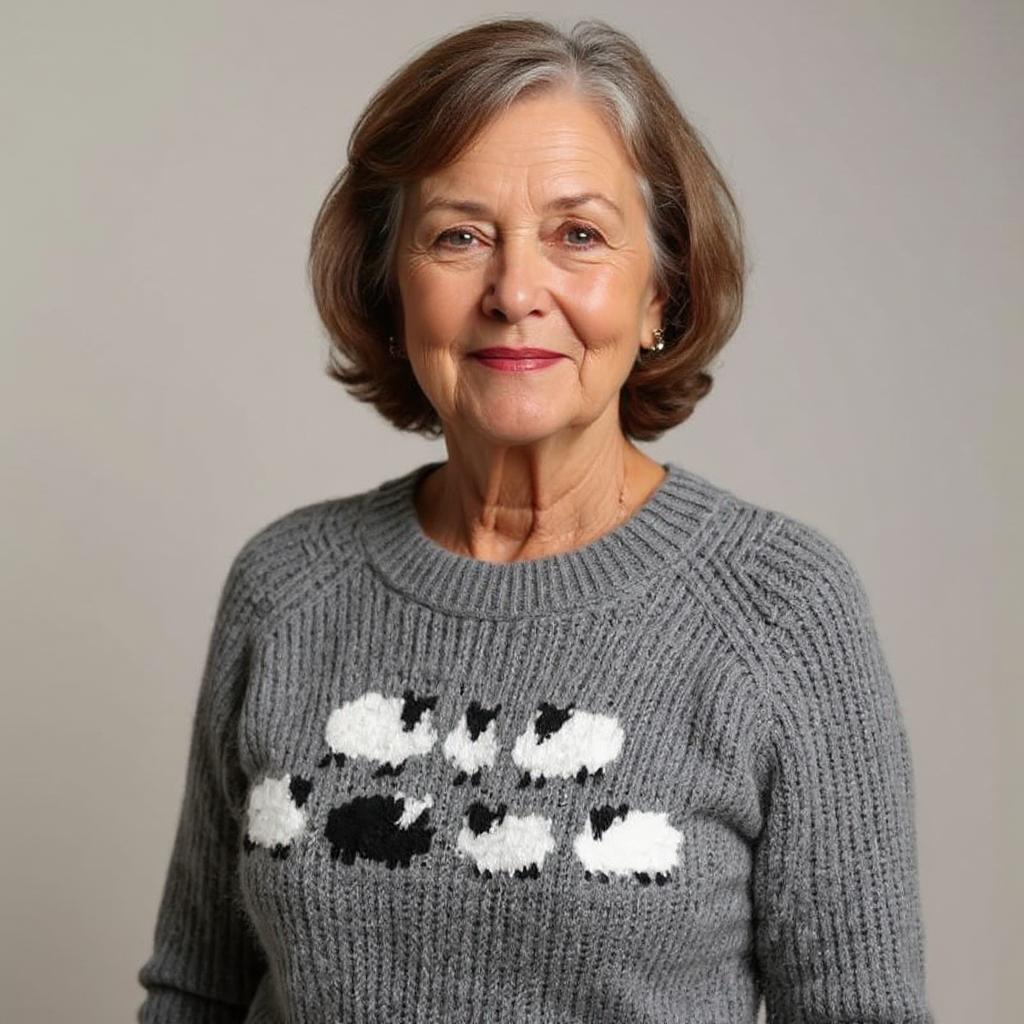 Pull Maille Petits Moutons