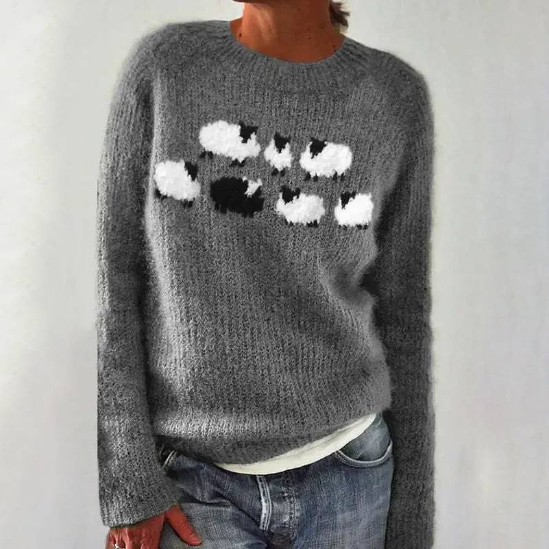 Pull Maille Petits Moutons
